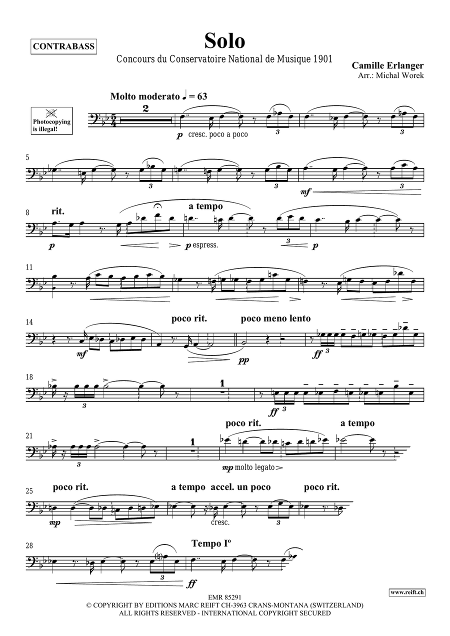 Solo Solo Double Bass scores gallery preview page 3