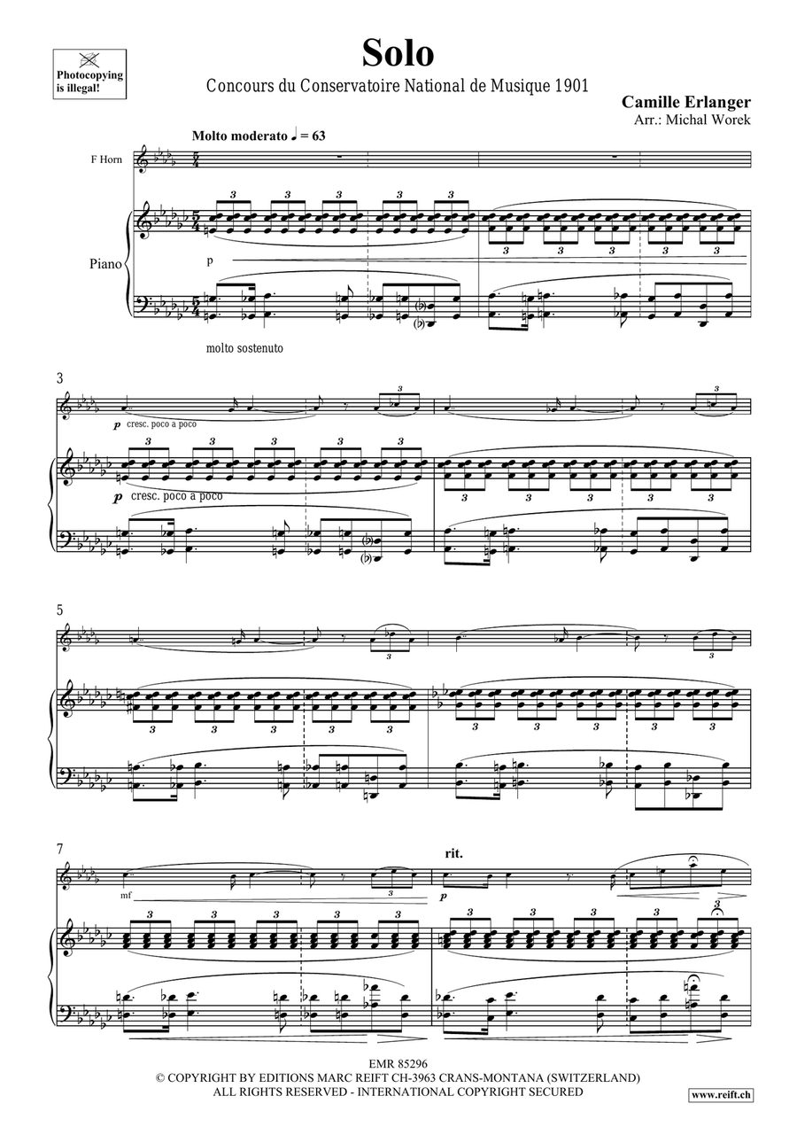 Solo Solo Horn scores gallery preview page 4