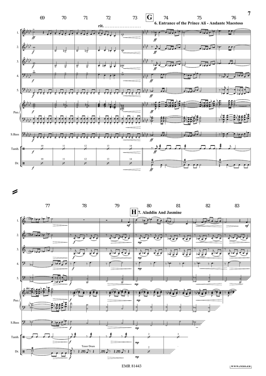 Aladdin Aladdin Score scores gallery preview page 8