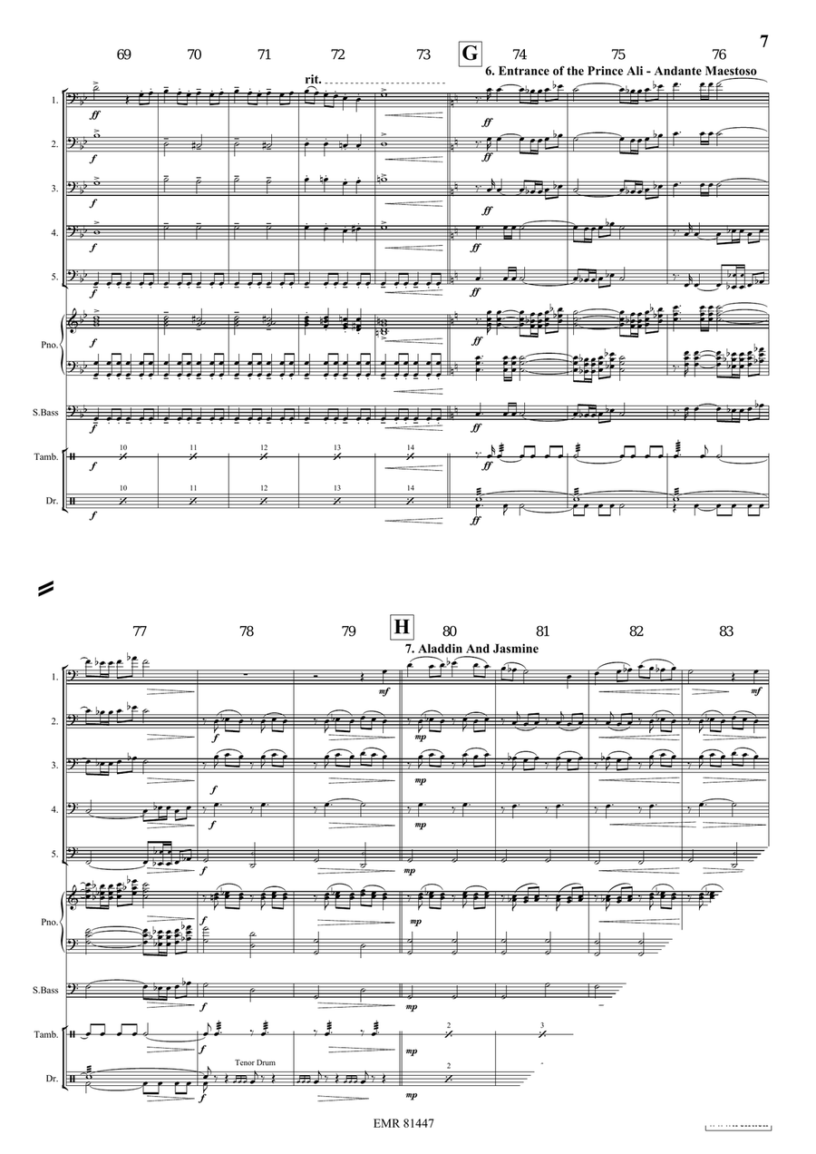 Aladdin Aladdin Trombone scores gallery preview page 8