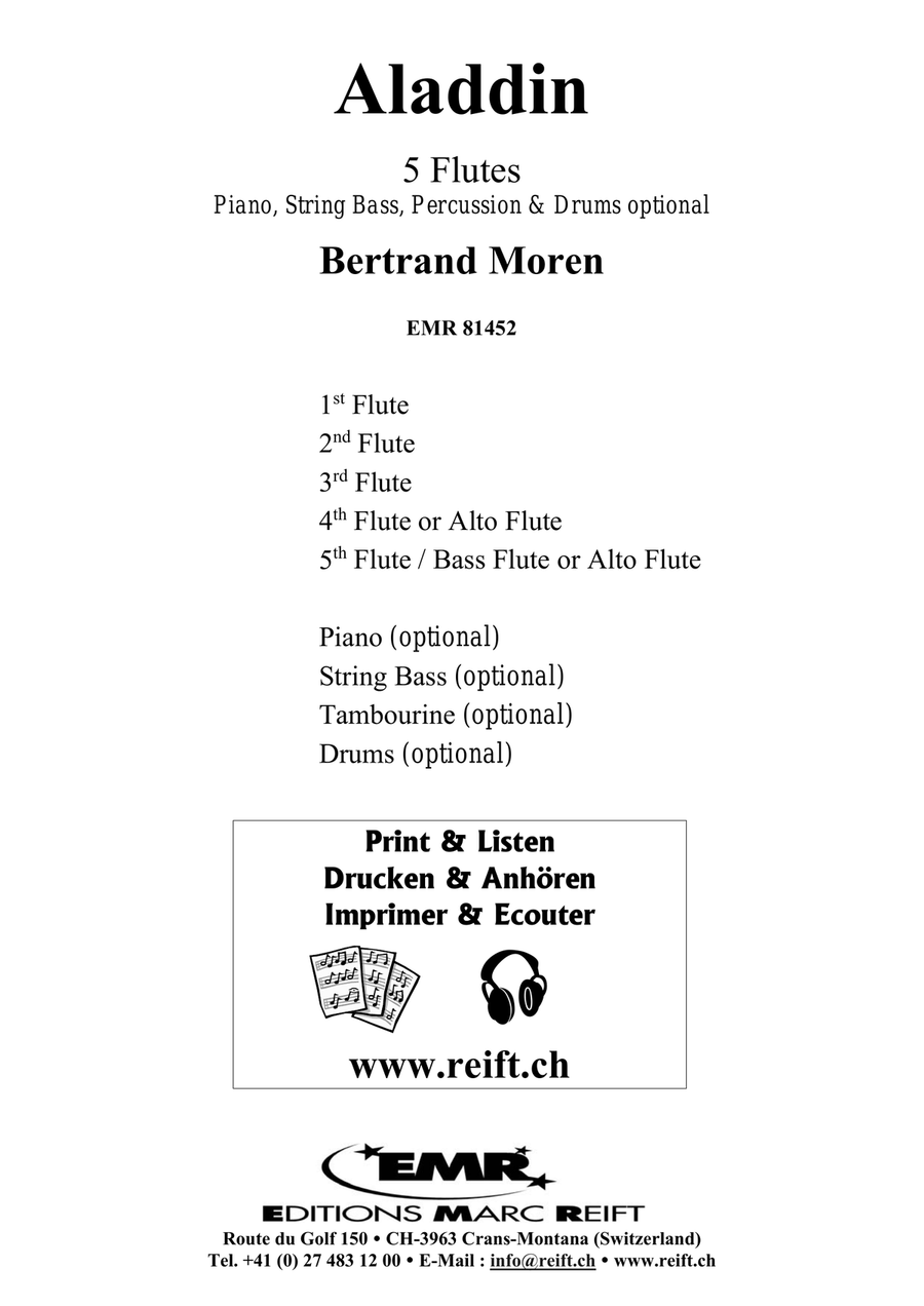 Aladdin Aladdin Flute scores gallery preview page 2