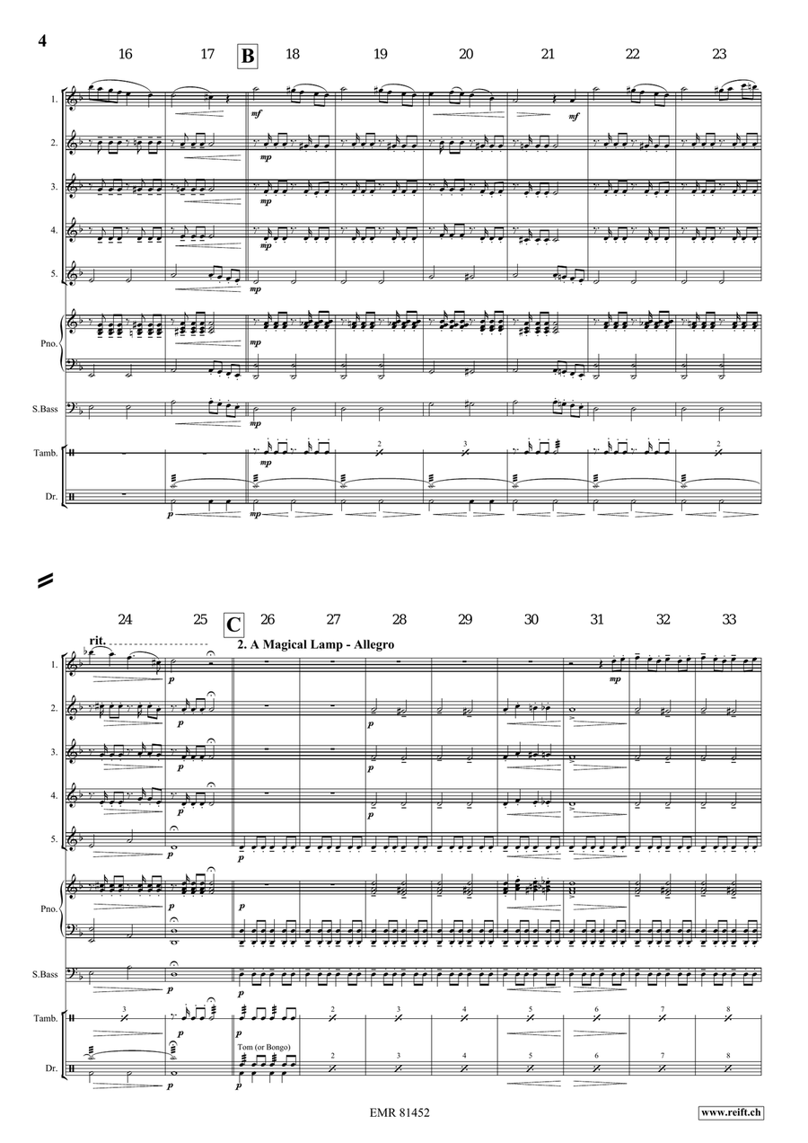 Aladdin Aladdin Flute scores gallery preview page 5