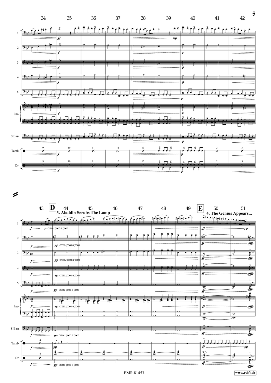 Aladdin Aladdin Bassoon scores gallery preview page 6