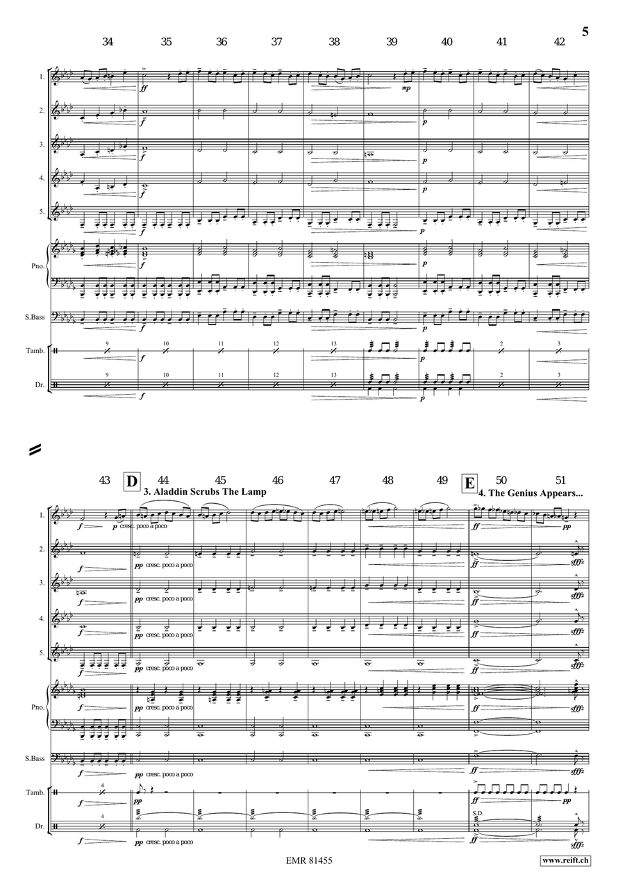 Aladdin Aladdin Horn scores gallery preview page 6
