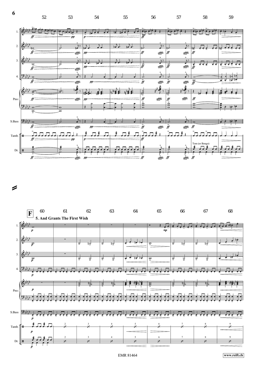 Aladdin Aladdin Brass Quartet scores gallery preview page 7