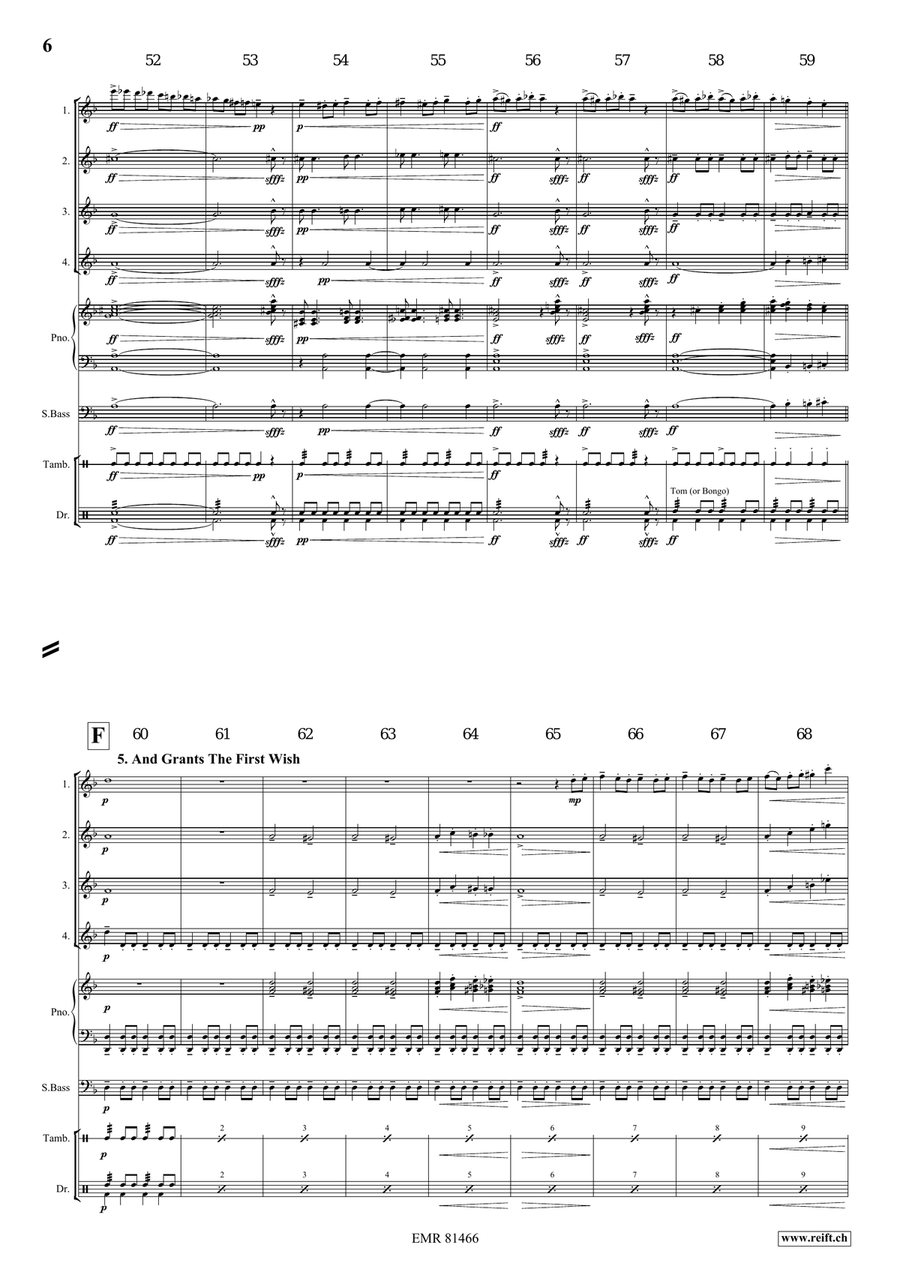 Aladdin Aladdin Flute Quartet scores gallery preview page 7