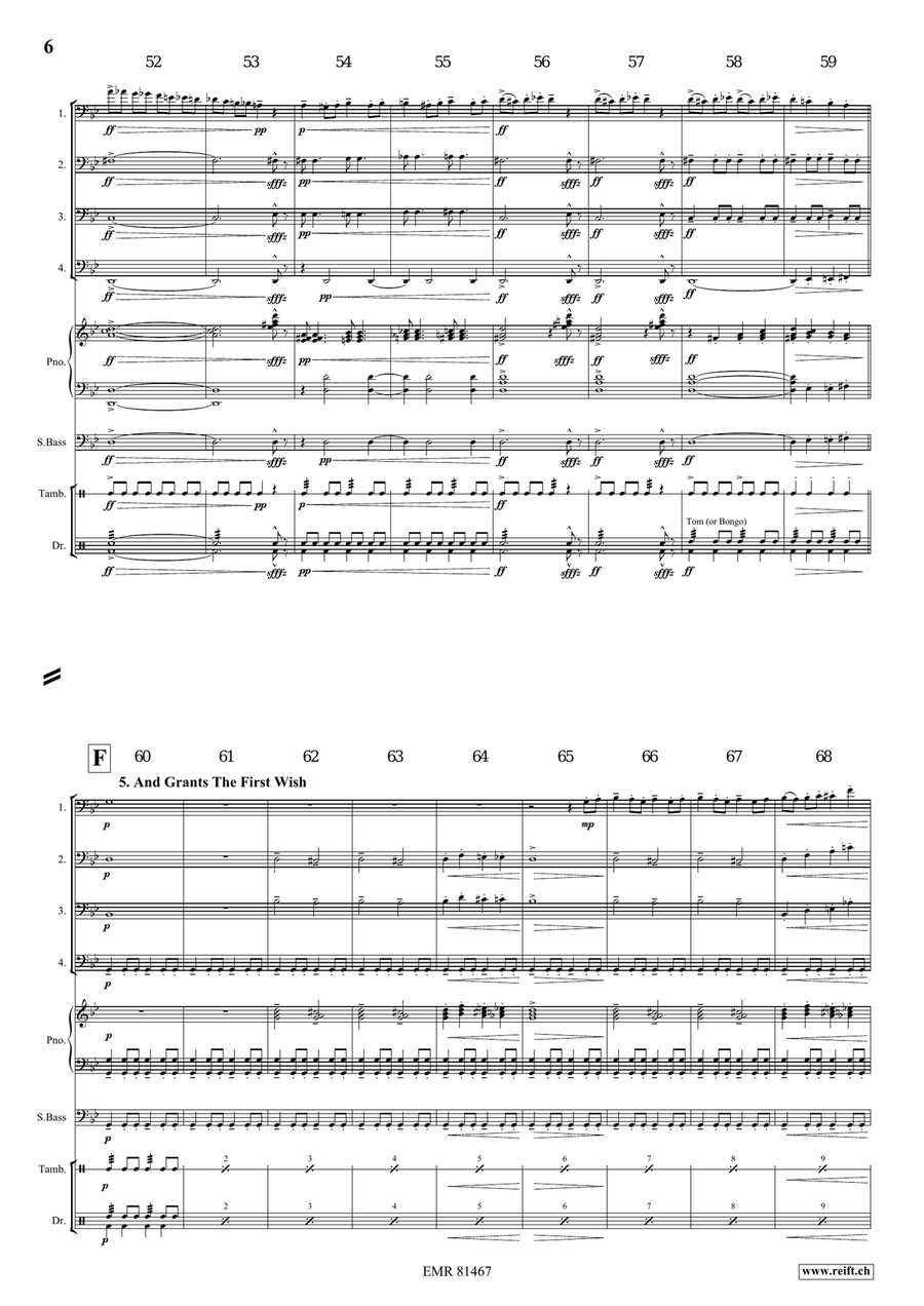 Aladdin Aladdin Bassoon Quartet scores gallery preview page 7