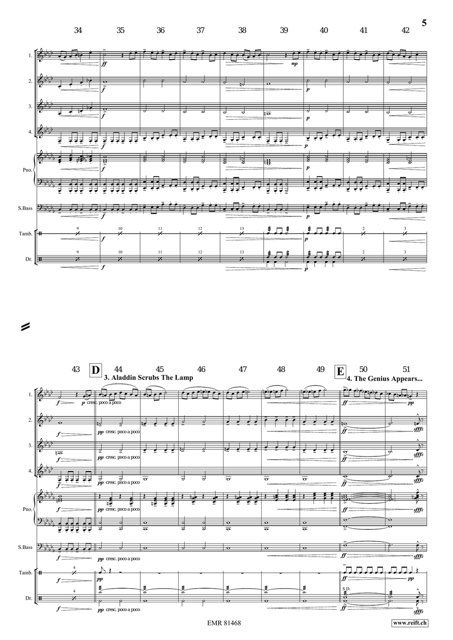 Aladdin Aladdin Horn scores gallery preview page 6