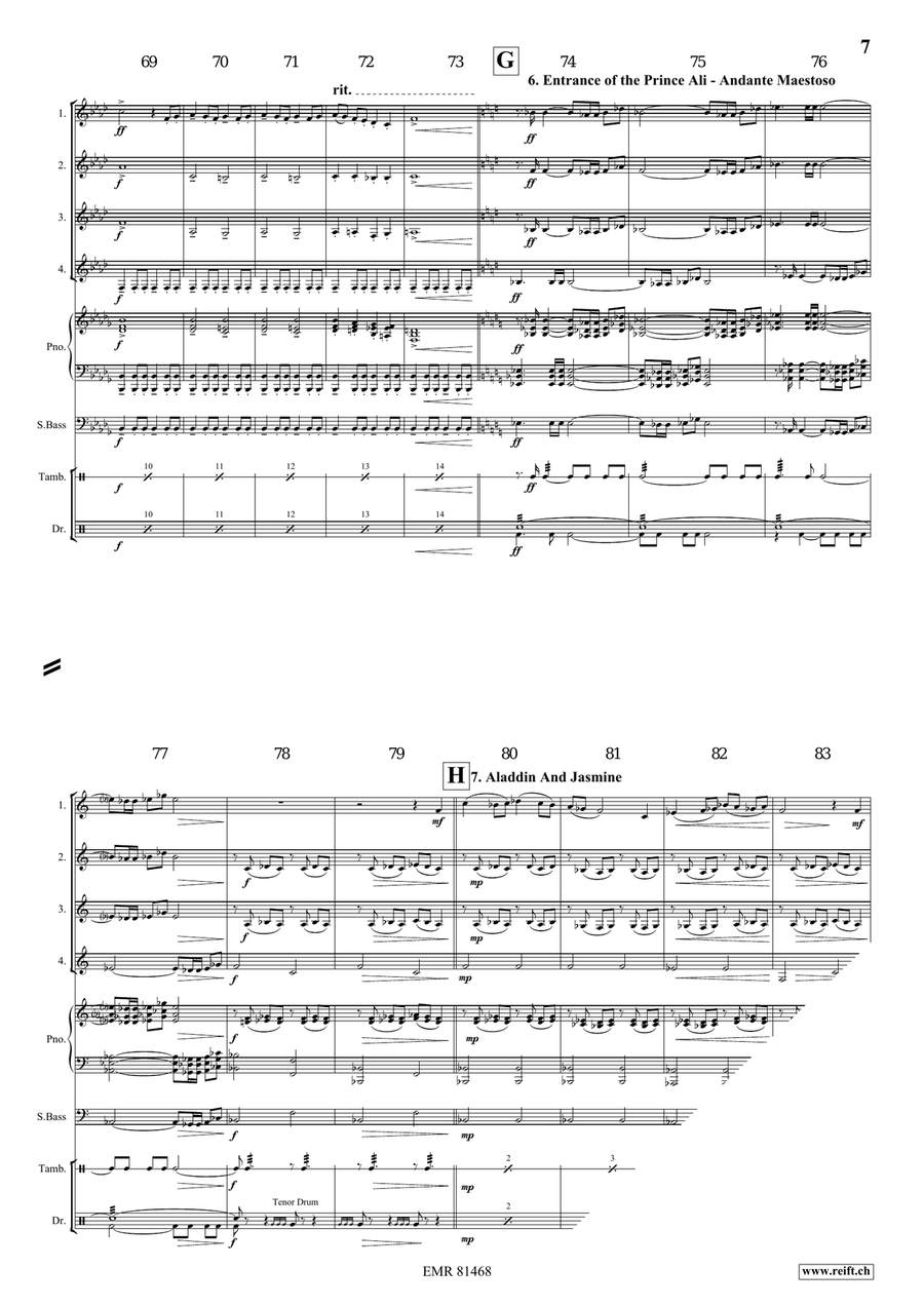 Aladdin Aladdin Horn scores gallery preview page 8