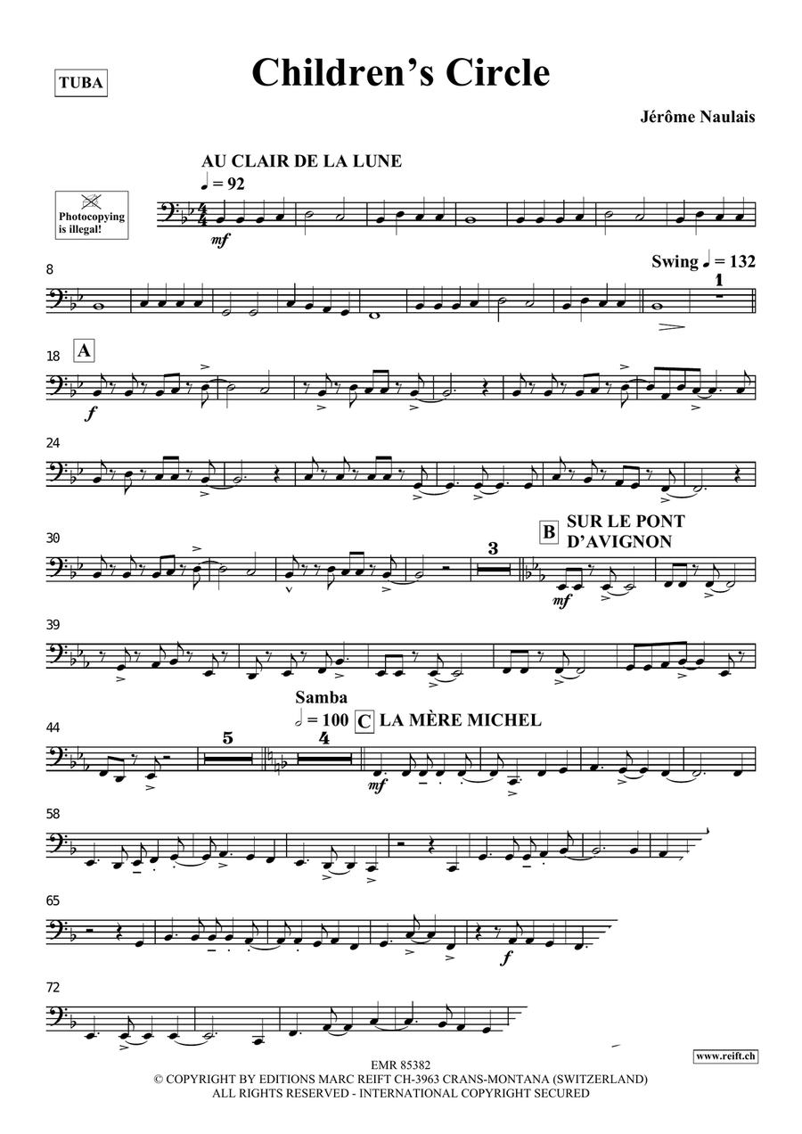 Children's Circle Children's Circle Tuba scores gallery preview page 4