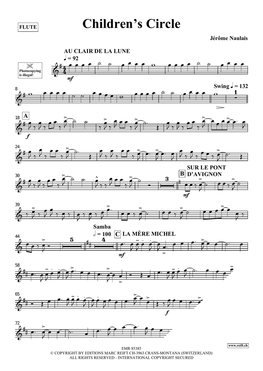 Children's Circle Children's Circle Flute Solo scores gallery preview page 4