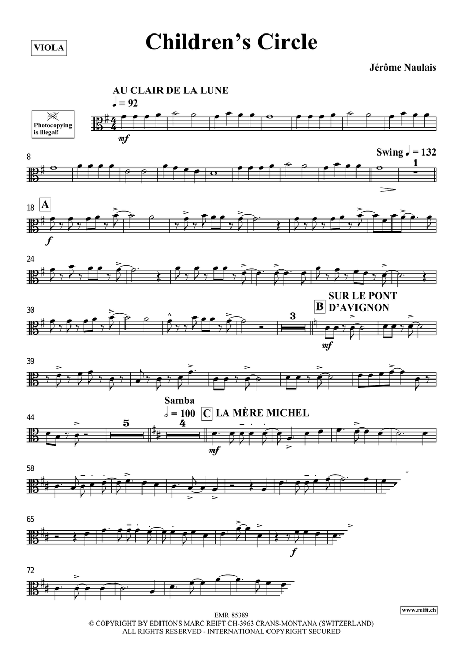 Children's Circle Children's Circle Viola scores gallery preview page 4
