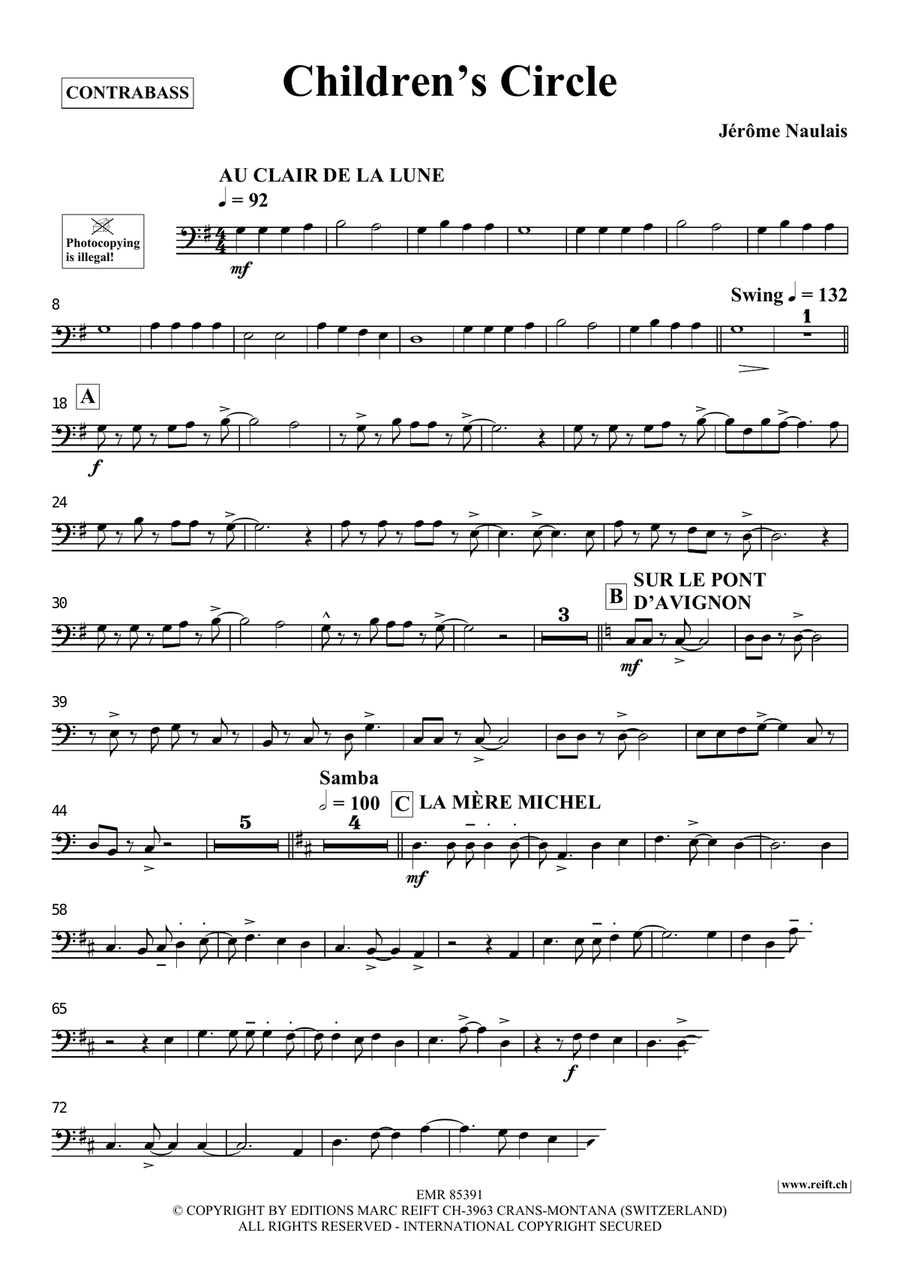 Children's Circle Children's Circle Double Bass scores gallery preview page 4
