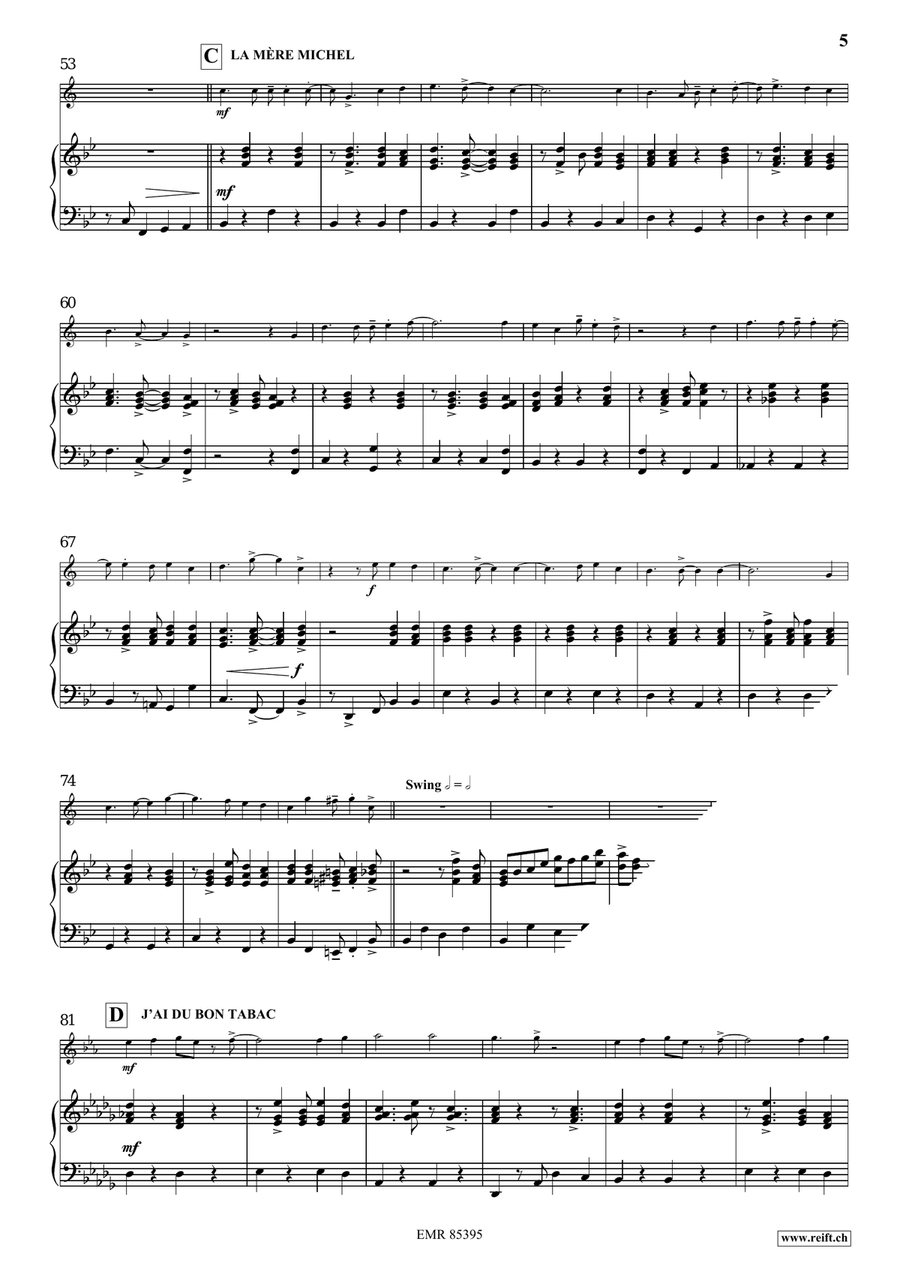 Children's Circle Tenor Saxophone scores gallery preview page 7