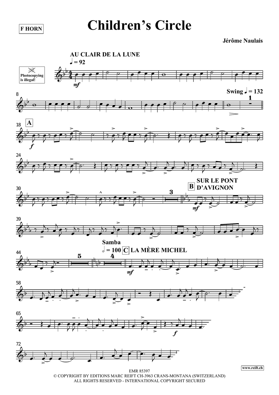 Children's Circle Children's Circle Horn scores gallery preview page 4