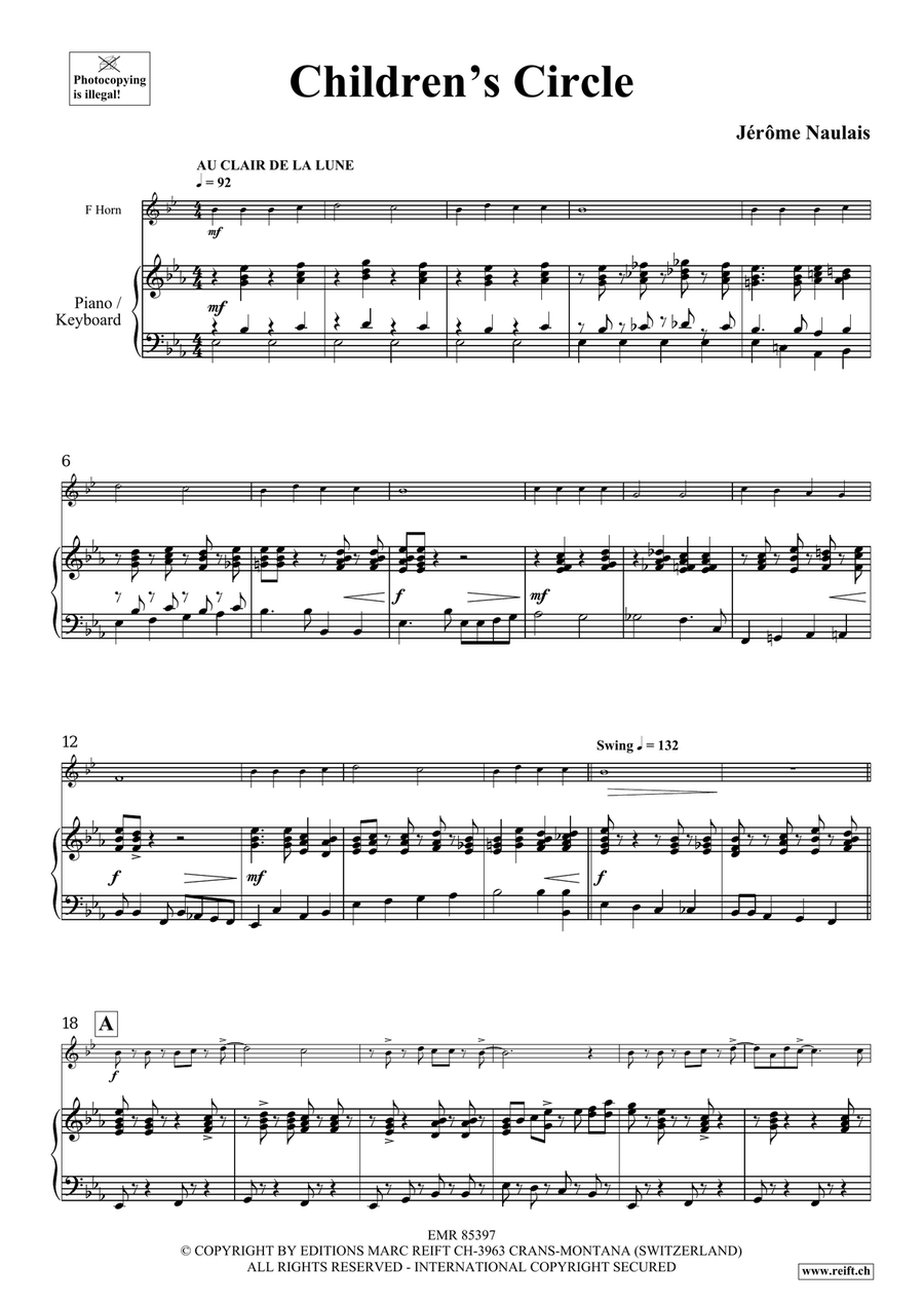 Children's Circle Children's Circle Horn scores gallery preview page 5