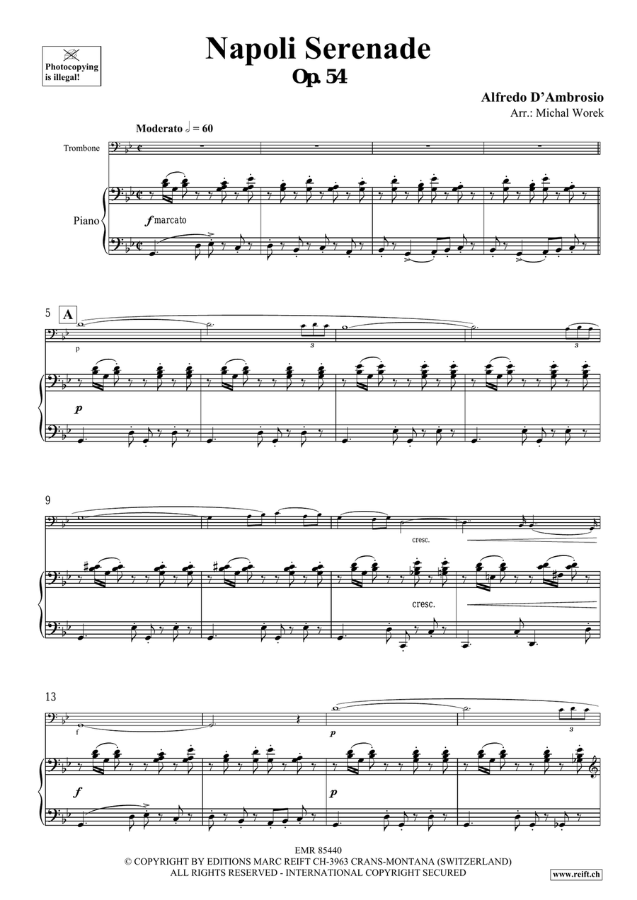 Napoli Serenade Napoli Serenade Piano Accompaniment scores gallery preview page 4