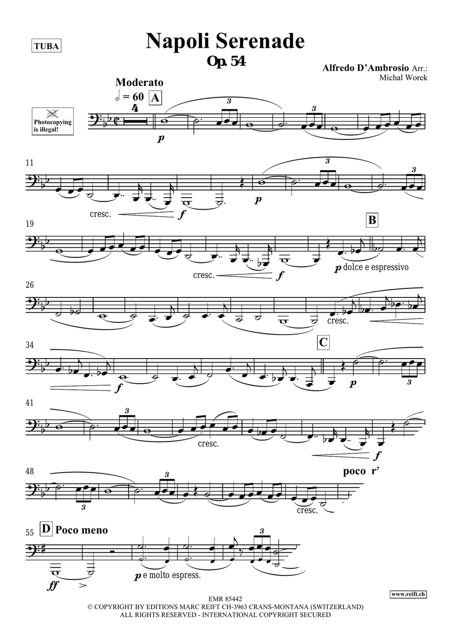 Napoli Serenade Napoli Serenade Tuba scores gallery preview page 3