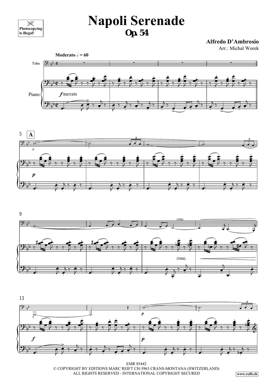Napoli Serenade Napoli Serenade Tuba scores gallery preview page 4