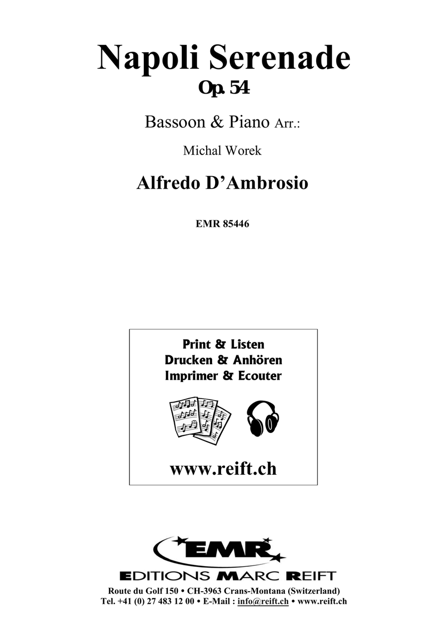 Napoli Serenade Napoli Serenade Bassoon Solo scores gallery preview page 2