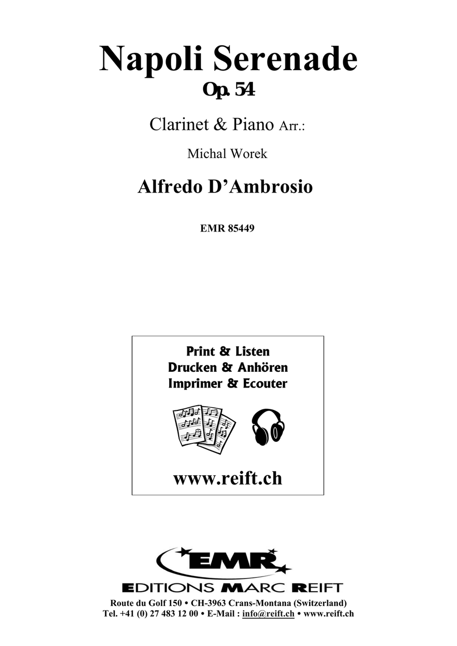 Napoli Serenade Napoli Serenade Clarinet Solo scores gallery preview page 2