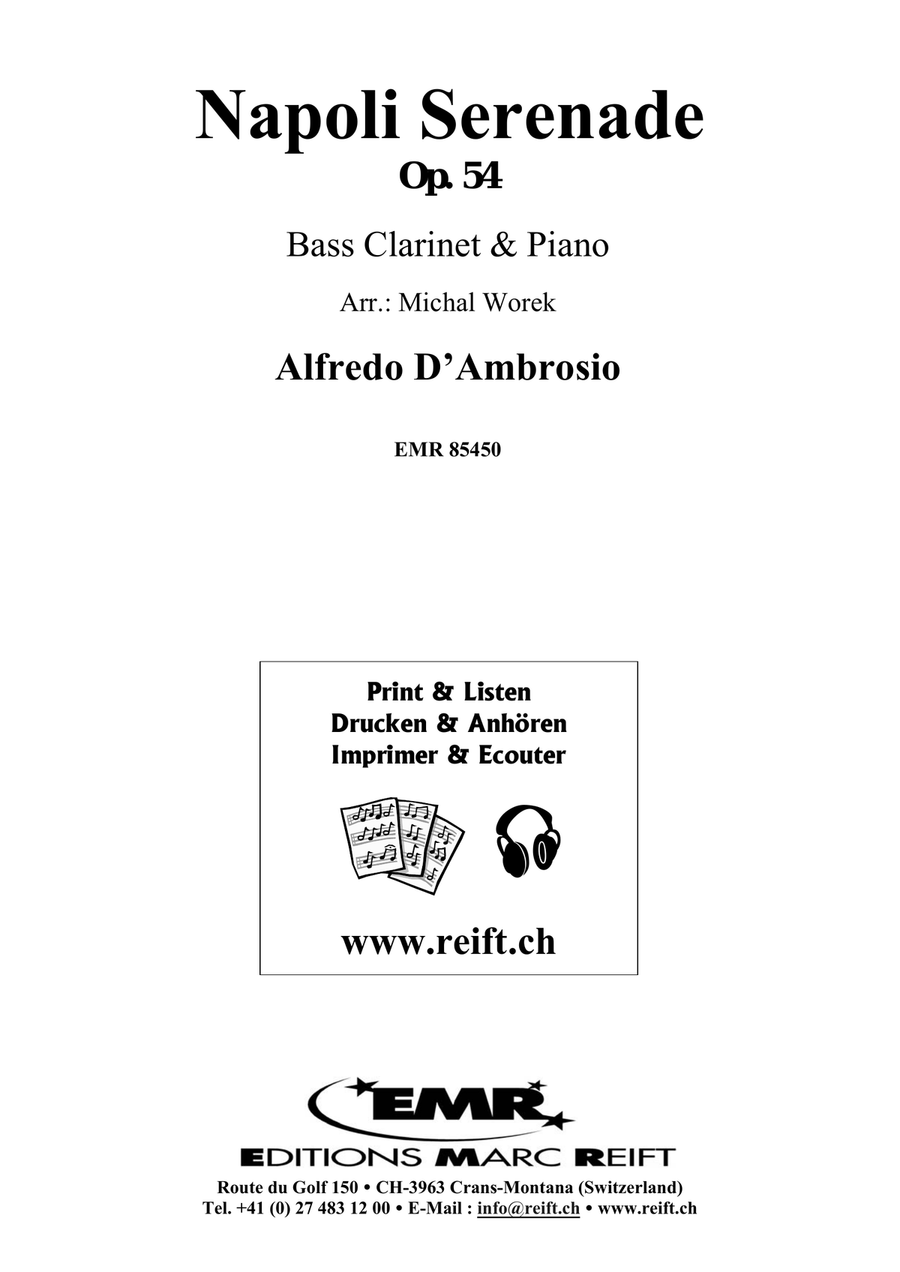 Napoli Serenade Napoli Serenade Bass Clarinet scores gallery preview page 2