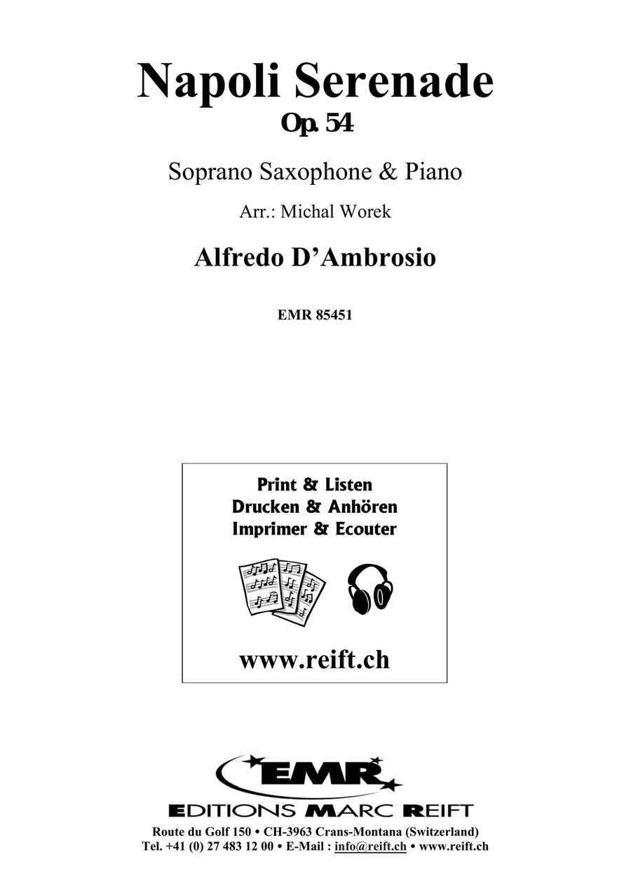 Napoli Serenade Napoli Serenade Soprano Saxophone scores gallery preview page 2