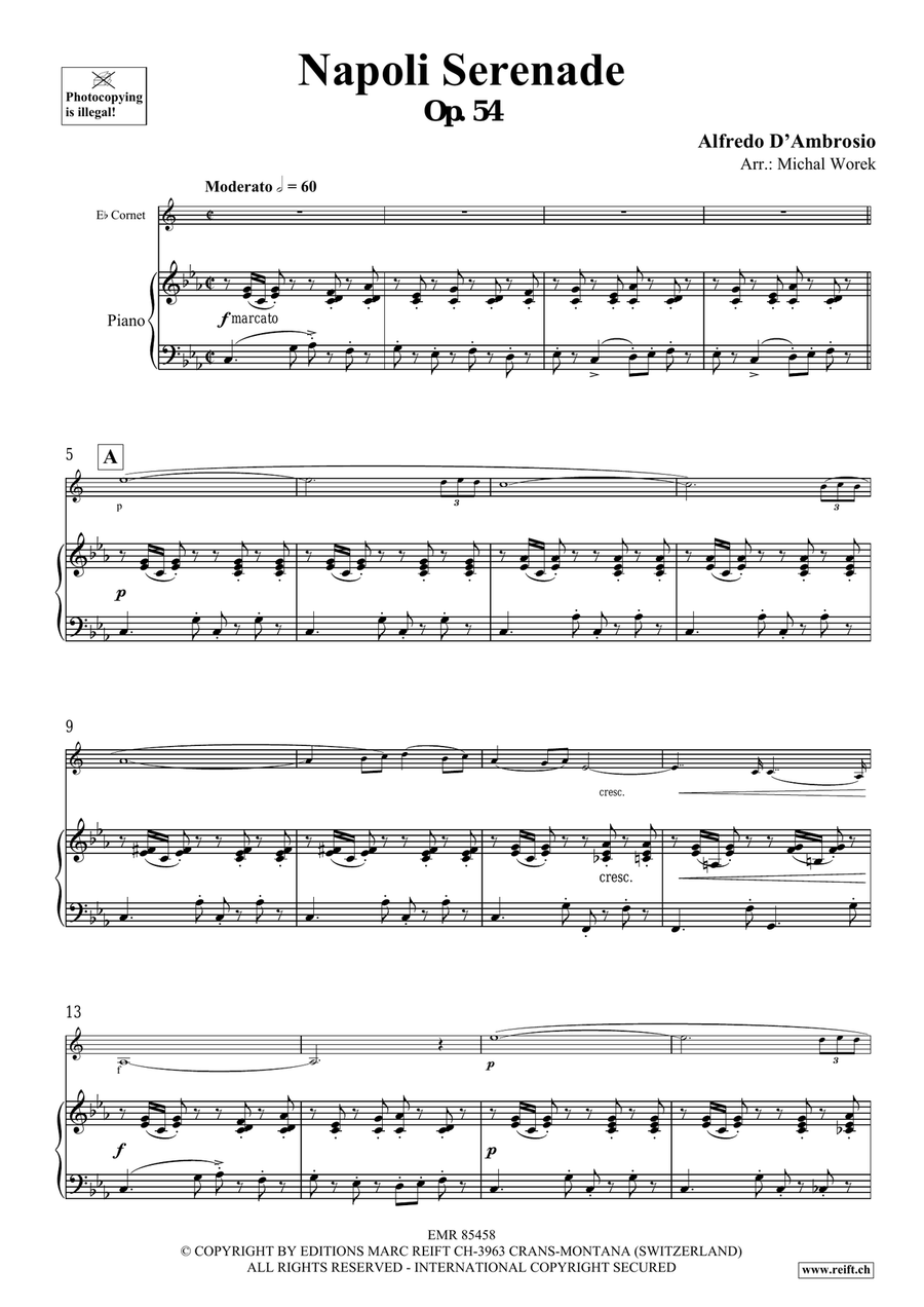 Napoli Serenade Napoli Serenade Cornet scores gallery preview page 4