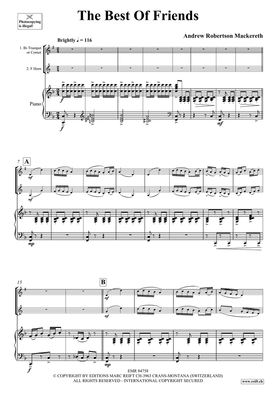 The Best Of Friends The Best Of Friends Cornet scores gallery preview page 4