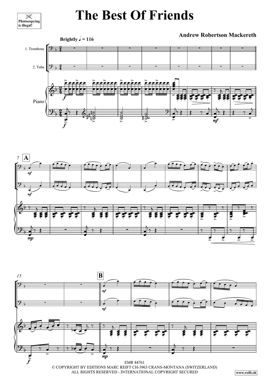The Best Of Friends The Best Of Friends Trombone scores gallery preview page 4