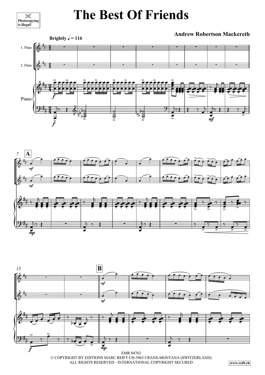 The Best Of Friends The Best Of Friends Flute Duet scores gallery preview page 4