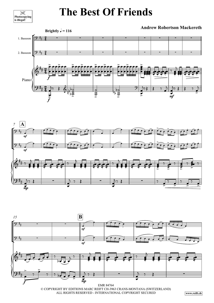 The Best Of Friends The Best Of Friends Bassoon scores gallery preview page 4