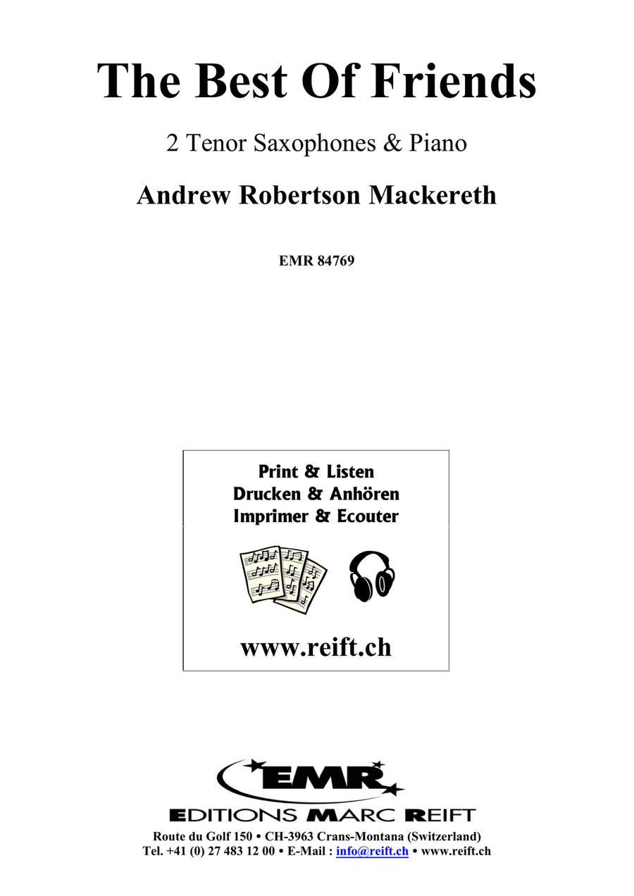 The Best Of Friends The Best Of Friends Tenor Saxophone scores gallery preview page 2