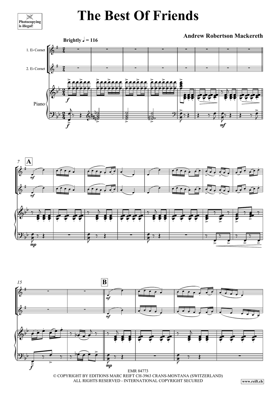 The Best Of Friends The Best Of Friends Cornet scores gallery preview page 4