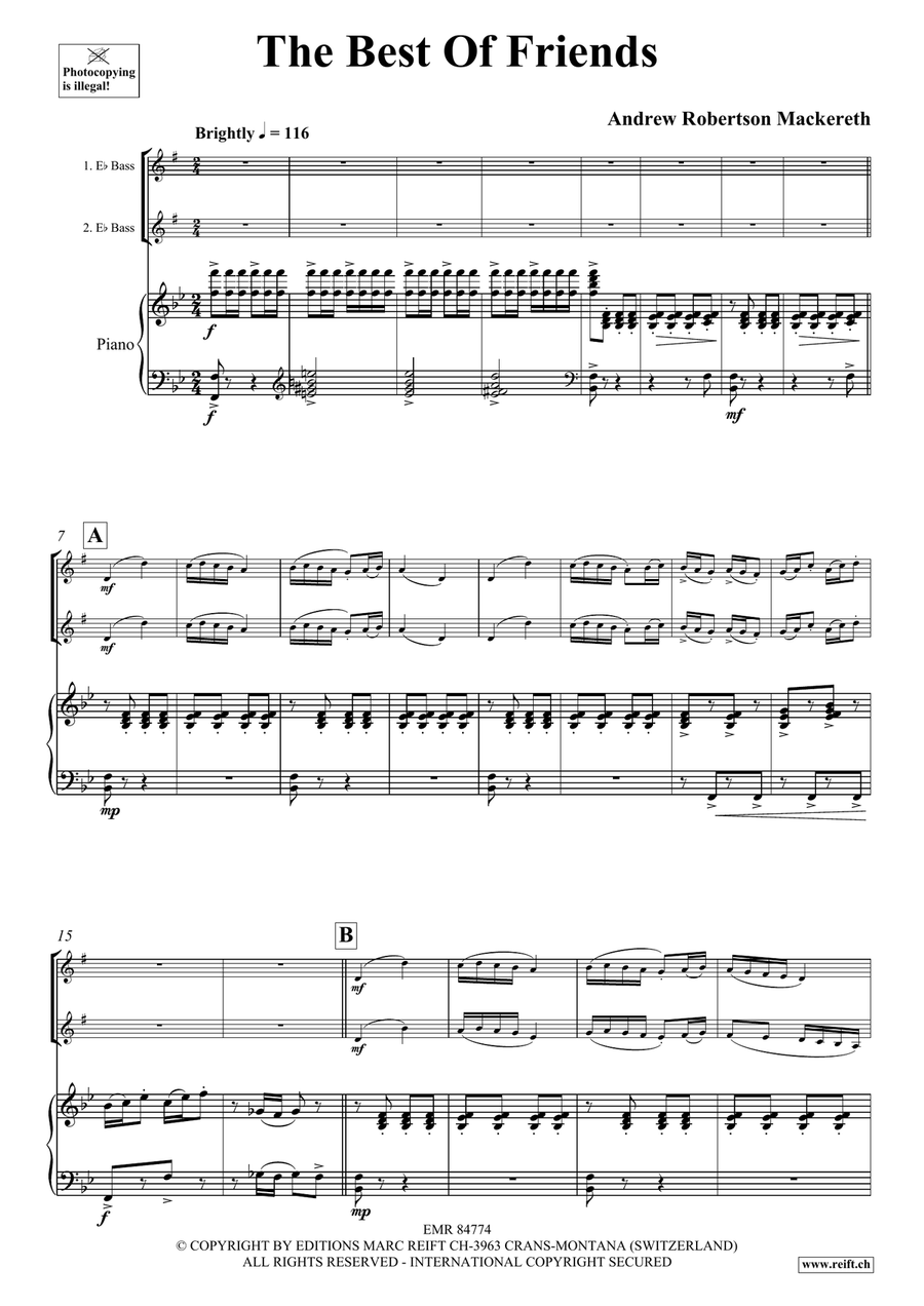 The Best Of Friends The Best Of Friends Piano Accompaniment scores gallery preview page 4