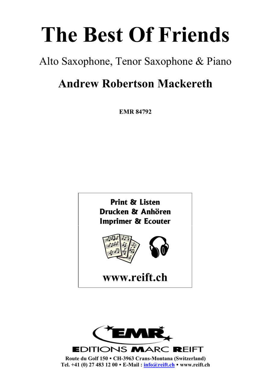 The Best Of Friends The Best Of Friends Tenor Saxophone scores gallery preview page 2