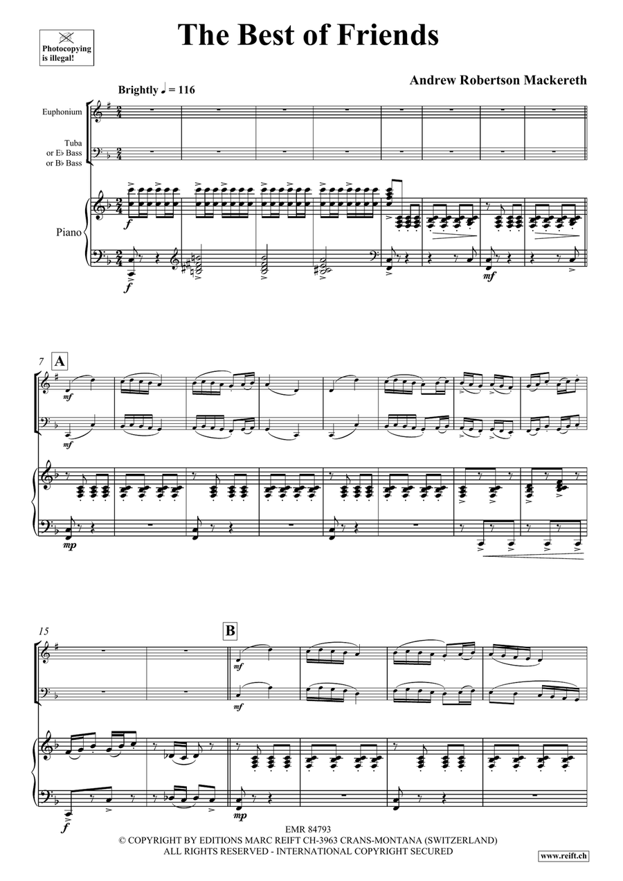 The Best Of Friends The Best Of Friends Euphonium scores gallery preview page 4