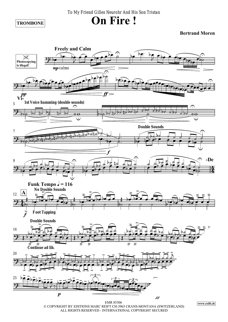 On Fire ! On Fire ! Piano Accompaniment scores gallery preview page 4