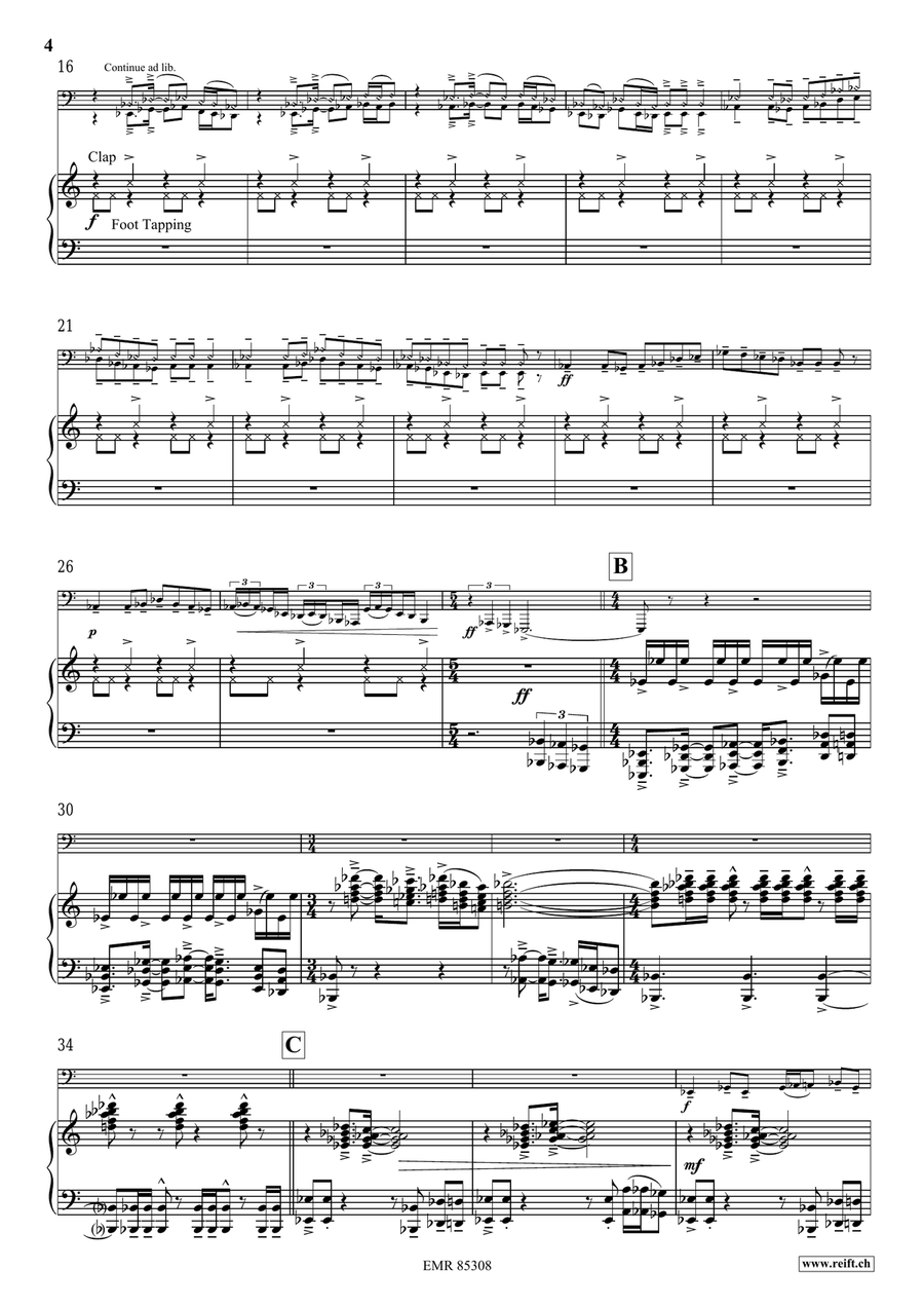 On Fire ! On Fire ! Tuba scores gallery preview page 6
