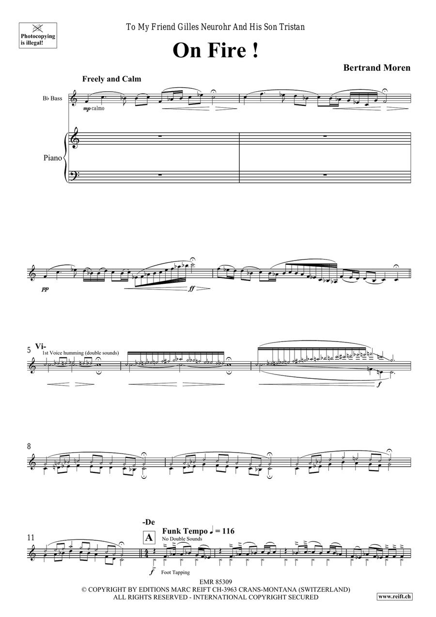 On Fire ! On Fire ! Voice Solo scores gallery preview page 5