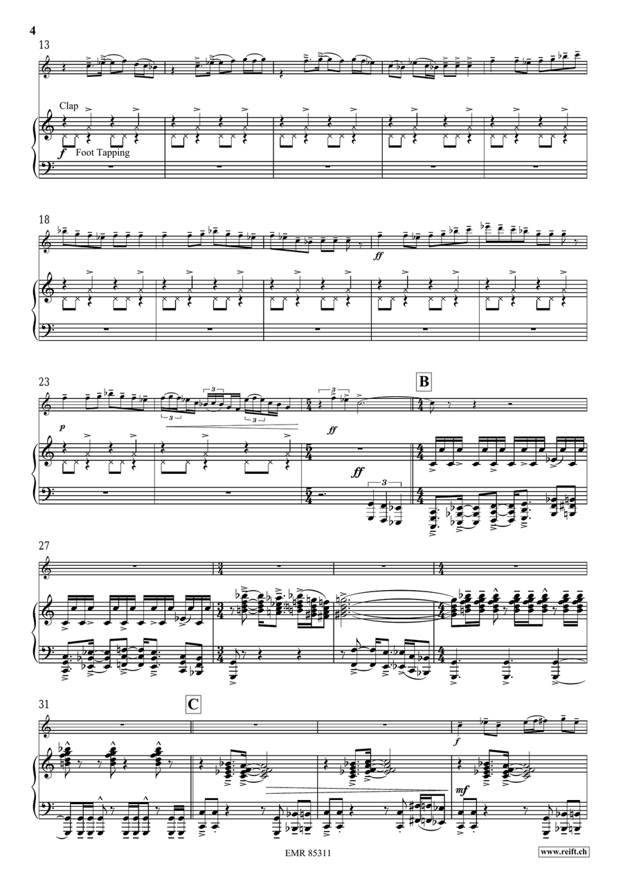 On Fire ! On Fire ! Flute Solo scores gallery preview page 6