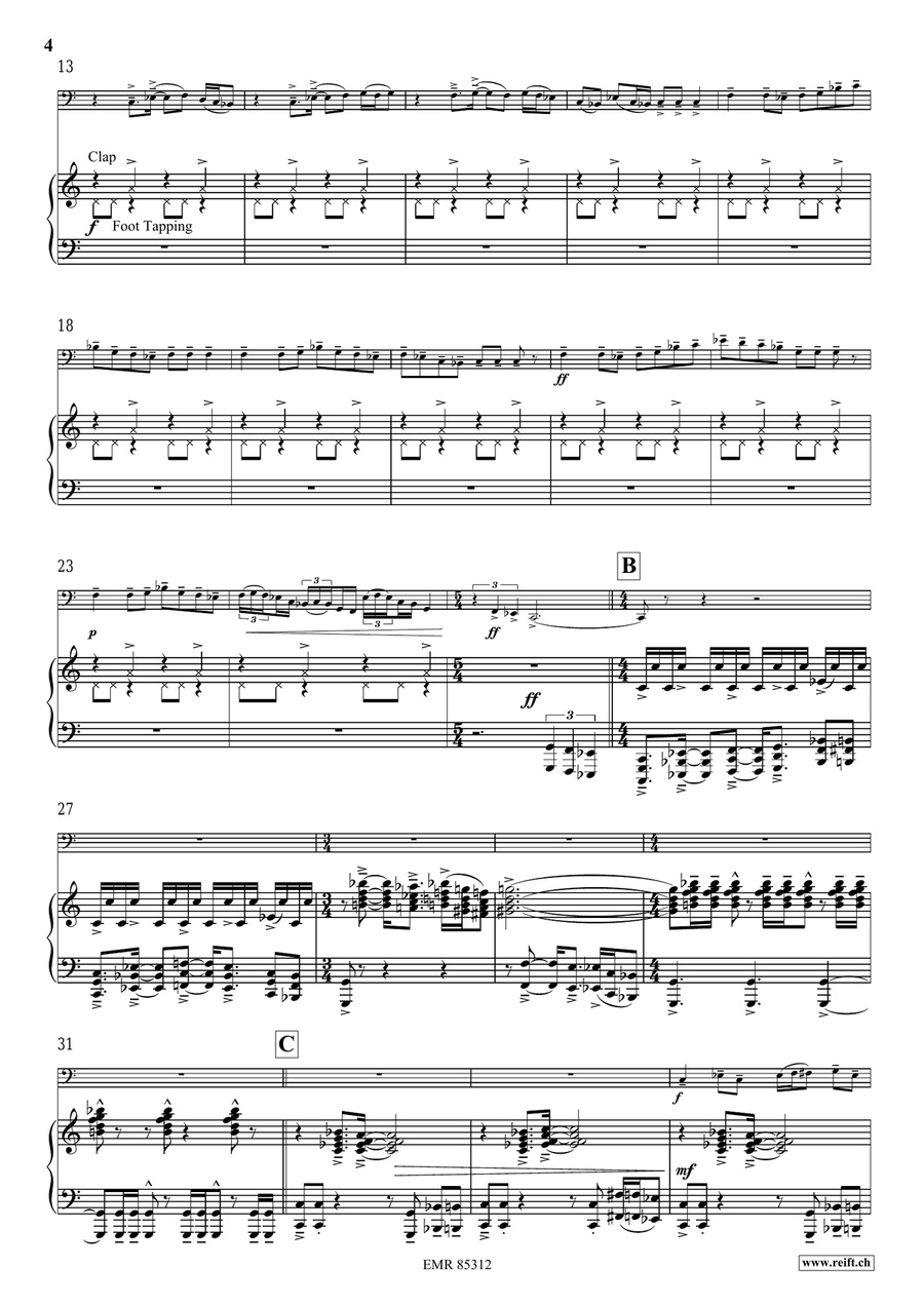 On Fire ! On Fire ! Bassoon Solo scores gallery preview page 6
