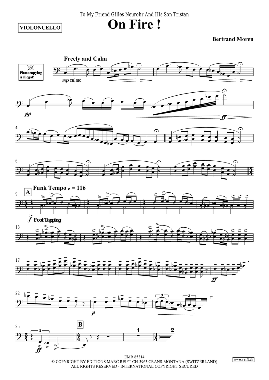On Fire ! On Fire ! Piano Accompaniment scores gallery preview page 4