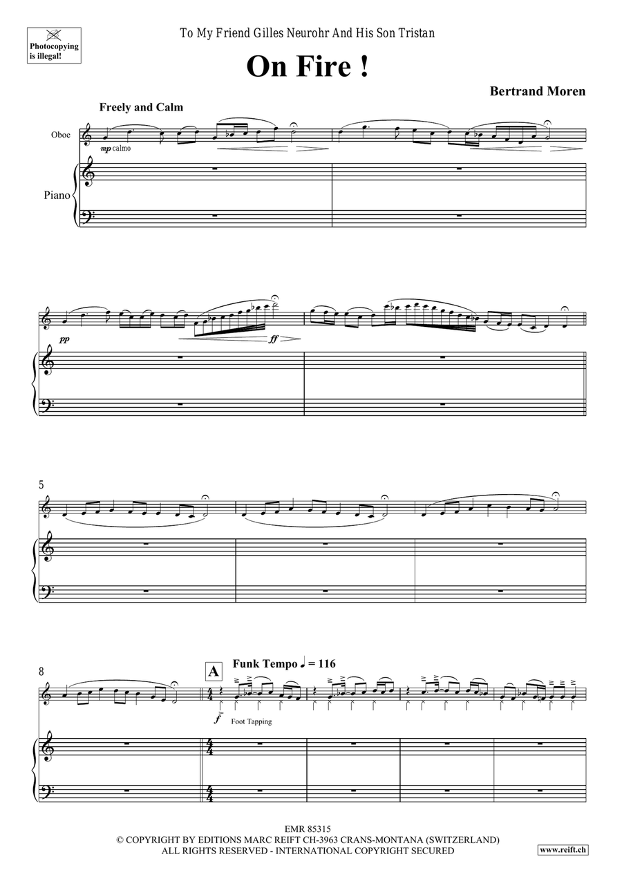 On Fire ! On Fire ! Piano Accompaniment scores gallery preview page 5