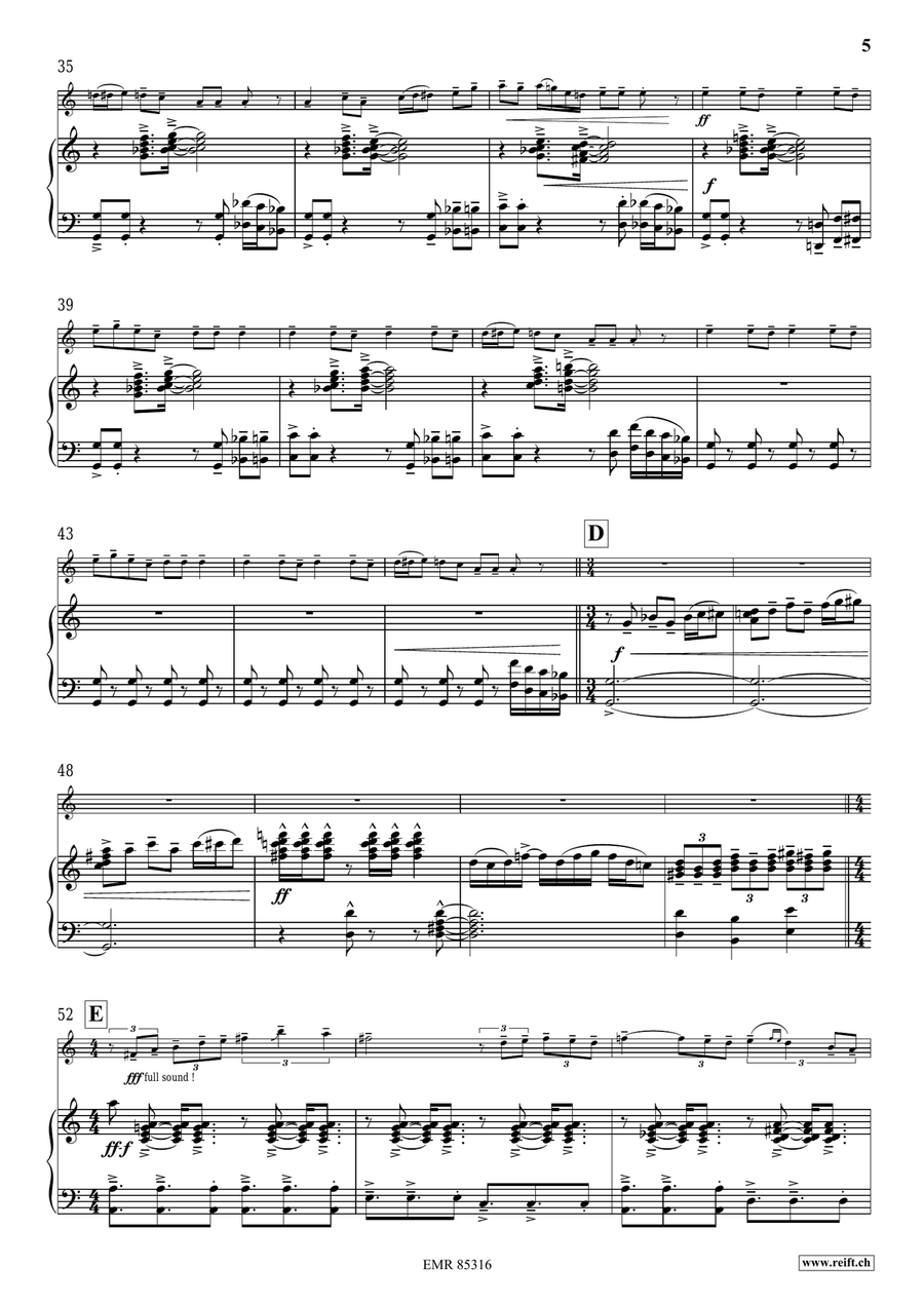 On Fire ! On Fire ! Clarinet Solo scores gallery preview page 7