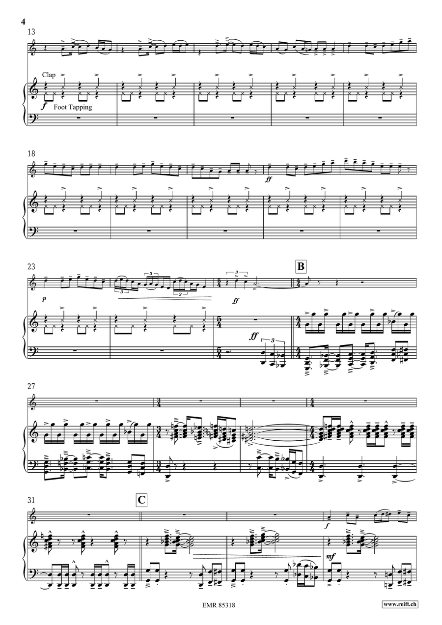 On Fire ! On Fire ! Soprano Saxophone scores gallery preview page 6