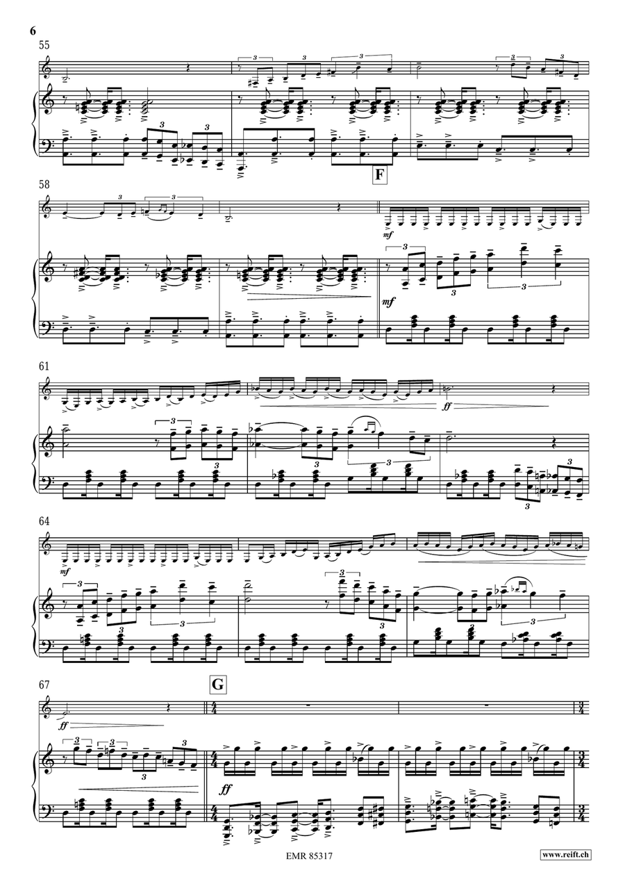 On Fire ! On Fire ! Bass Clarinet scores gallery preview page 8