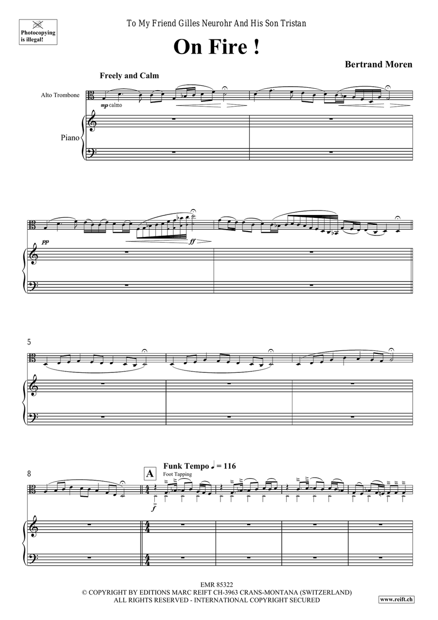 On Fire ! On Fire ! Piano Accompaniment scores gallery preview page 5