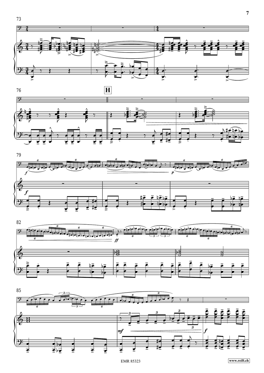 On Fire ! On Fire ! Bass Trombone scores gallery preview page 9