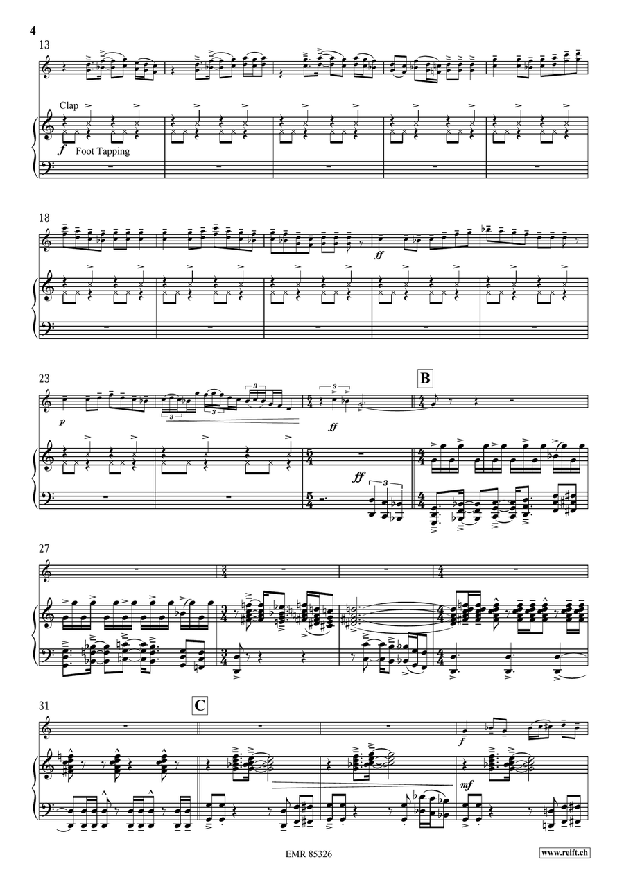 On Fire ! On Fire ! Violin Solo scores gallery preview page 6